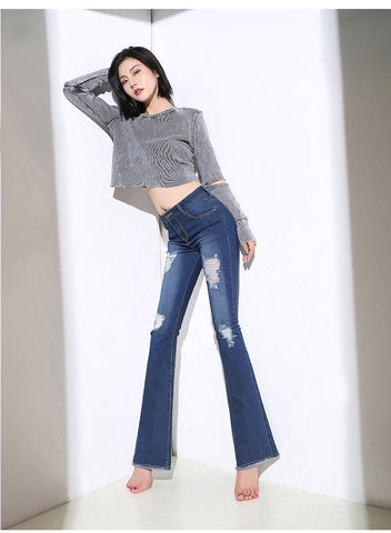 FLARED LEG JEANS - B ANN'S BOUTIQUE