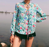 FLORAL BOHO BLOUSE - B ANN'S BOUTIQUE