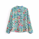 FLORAL BOHO BLOUSE - B ANN'S BOUTIQUE