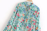 FLORAL BOHO BLOUSE - B ANN'S BOUTIQUE