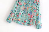 FLORAL BOHO BLOUSE - B ANN'S BOUTIQUE