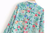 FLORAL BOHO BLOUSE - B ANN'S BOUTIQUE