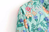 FLORAL BOHO BLOUSE - B ANN'S BOUTIQUE