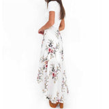 FLORAL BOHO HIGH WAIST MAXI SKIRT - B ANN'S BOUTIQUE