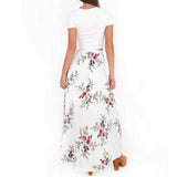 FLORAL BOHO HIGH WAIST MAXI SKIRT - B ANN'S BOUTIQUE