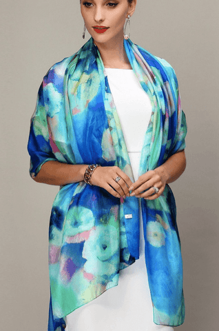 FLORAL BOUQUET SCARF - B ANN'S BOUTIQUE