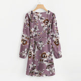 FLORAL BOUQUET WRAP (IT UP) DRESS - B ANN'S BOUTIQUE