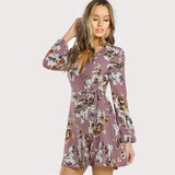 FLORAL BOUQUET WRAP (IT UP) DRESS - B ANN'S BOUTIQUE