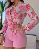 FLORAL FANTASY SHORT SET - B ANN'S BOUTIQUE, LLC
