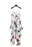 FLORAL HIGH-CUT MAXI DRESS - B ANN'S BOUTIQUE