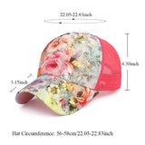 FLORAL MESH PARTY CAP - B ANN'S BOUTIQUE