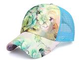 FLORAL MESH PARTY CAP - B ANN'S BOUTIQUE