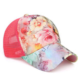 FLORAL MESH PARTY CAP - B ANN'S BOUTIQUE