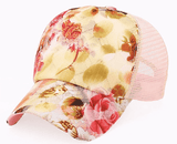 FLORAL MESH PARTY CAP - B ANN'S BOUTIQUE