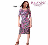 FLORAL SHEATH DRESS - B ANN'S BOUTIQUE