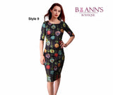 FLORAL SHEATH DRESS - B ANN'S BOUTIQUE