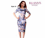 FLORAL SHEATH DRESS - B ANN'S BOUTIQUE