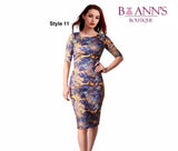 FLORAL SHEATH DRESS - B ANN'S BOUTIQUE