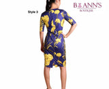 FLORAL SHEATH DRESS - B ANN'S BOUTIQUE