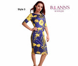 FLORAL SHEATH DRESS - B ANN'S BOUTIQUE