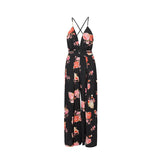 FLORAL WIDE LEG PANT JUMPSUIT - B ANN'S BOUTIQUE