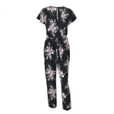 FLORAL WRAP-IT-UP JUMPSUIT - B ANN'S BOUTIQUE