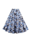 FLOWER FIELDS A-LINE SKIRT - B ANN'S BOUTIQUE
