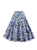 FLOWER FIELDS A-LINE SKIRT - B ANN'S BOUTIQUE