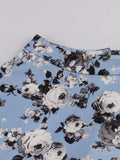 FLOWER FIELDS A-LINE SKIRT - B ANN'S BOUTIQUE