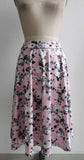 FLOWER FIELDS A-LINE SKIRT - B ANN'S BOUTIQUE