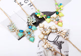 FLOWER POWER CHUNKY NECKLACE - B ANN'S BOUTIQUE