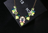 FLOWER POWER CHUNKY NECKLACE - B ANN'S BOUTIQUE