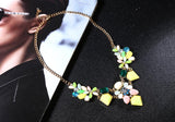 FLOWER POWER CHUNKY NECKLACE - B ANN'S BOUTIQUE