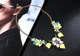 FLOWER POWER CHUNKY NECKLACE - B ANN'S BOUTIQUE