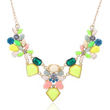 FLOWER POWER CHUNKY NECKLACE - B ANN'S BOUTIQUE