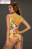 FLOWER POWER MESH BODYSUIT - B ANN'S BOUTIQUE