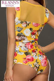 FLOWER POWER MESH BODYSUIT - B ANN'S BOUTIQUE