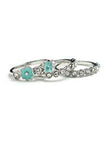 FLOWER POWER STACKED RINGS - B ANN'S BOUTIQUE