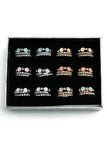 FLOWER POWER STACKED RINGS - B ANN'S BOUTIQUE