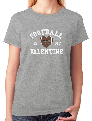 FOOTBALL IS MY VALENTINE TEE - B ANN'S BOUTIQUE