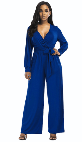 FRONT & CENTER JUMPSUIT - B ANN'S BOUTIQUE
