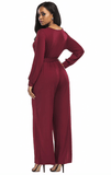 FRONT & CENTER JUMPSUIT - B ANN'S BOUTIQUE