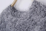 FUZZY PULLOVER SWEATER - B ANN'S BOUTIQUE