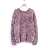 FUZZY PULLOVER SWEATER - B ANN'S BOUTIQUE