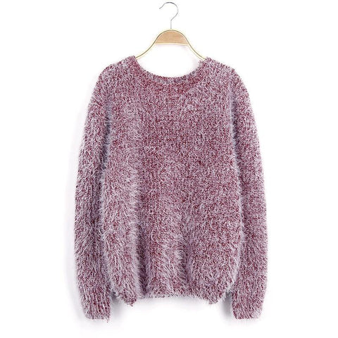 FUZZY PULLOVER SWEATER - B ANN'S BOUTIQUE