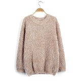 FUZZY PULLOVER SWEATER - B ANN'S BOUTIQUE