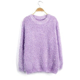 FUZZY PULLOVER SWEATER - B ANN'S BOUTIQUE