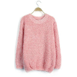 FUZZY PULLOVER SWEATER - B ANN'S BOUTIQUE