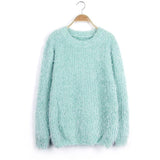 FUZZY PULLOVER SWEATER - B ANN'S BOUTIQUE