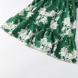 GREEN DELIGHT RUFFLED MINI SUNDRESS - B ANN'S BOUTIQUE